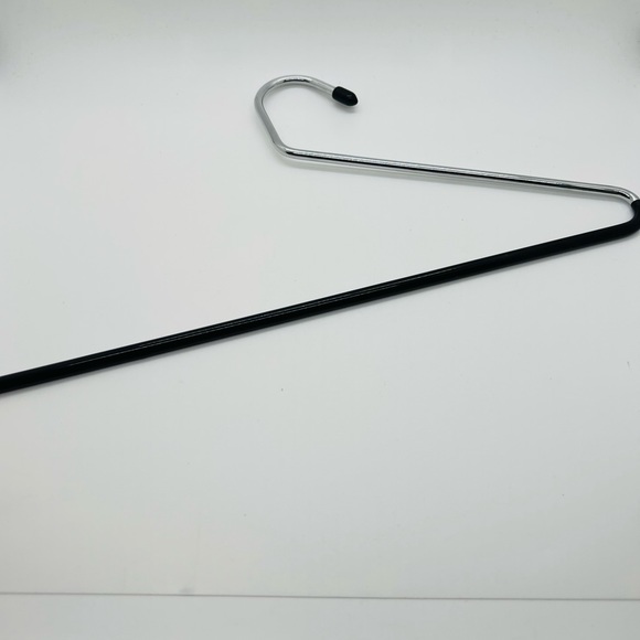 Pant Hangers Chrome Metal 13” Across. Perfect condition.